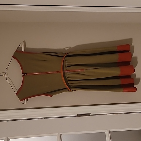 Retro color block dress - Picture 2 of 4